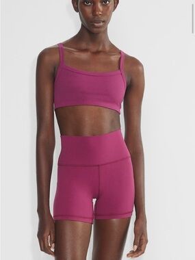 Aritzia Two-Piece Active Set - Top & 5” High-Waist Shorts